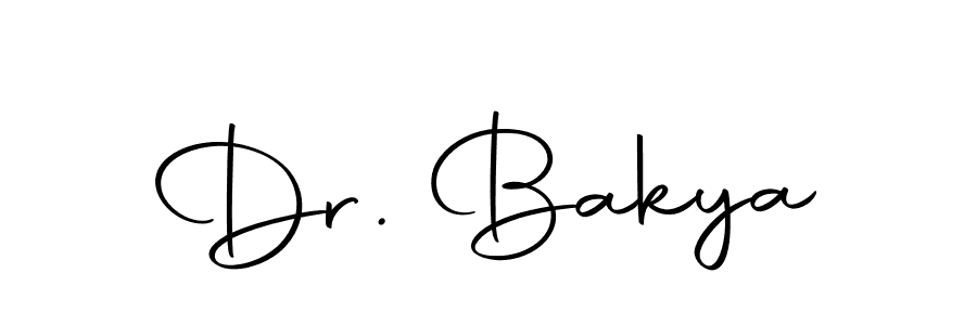 You can use this online signature creator to create a handwritten signature for the name Dr. Bakya. This is the best online autograph maker. Dr. Bakya signature style 10 images and pictures png