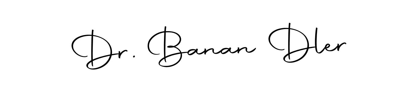 Use a signature maker to create a handwritten signature online. With this signature software, you can design (Autography-DOLnW) your own signature for name Dr. Banan Dler. Dr. Banan Dler signature style 10 images and pictures png