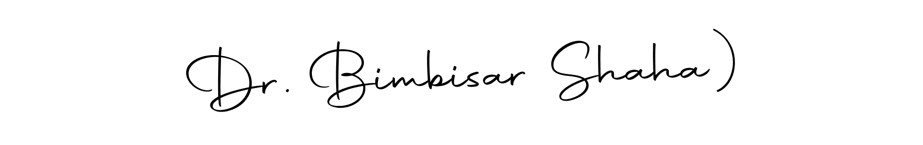 Also we have Dr. Bimbisar Shaha) name is the best signature style. Create professional handwritten signature collection using Autography-DOLnW autograph style. Dr. Bimbisar Shaha) signature style 10 images and pictures png