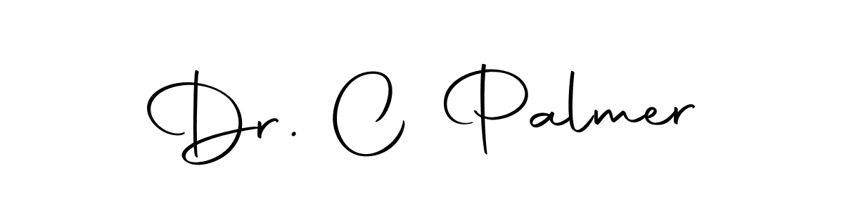 Make a beautiful signature design for name Dr. C Palmer. With this signature (Autography-DOLnW) style, you can create a handwritten signature for free. Dr. C Palmer signature style 10 images and pictures png
