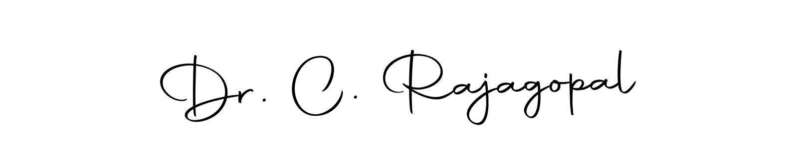 Create a beautiful signature design for name Dr. C. Rajagopal. With this signature (Autography-DOLnW) fonts, you can make a handwritten signature for free. Dr. C. Rajagopal signature style 10 images and pictures png