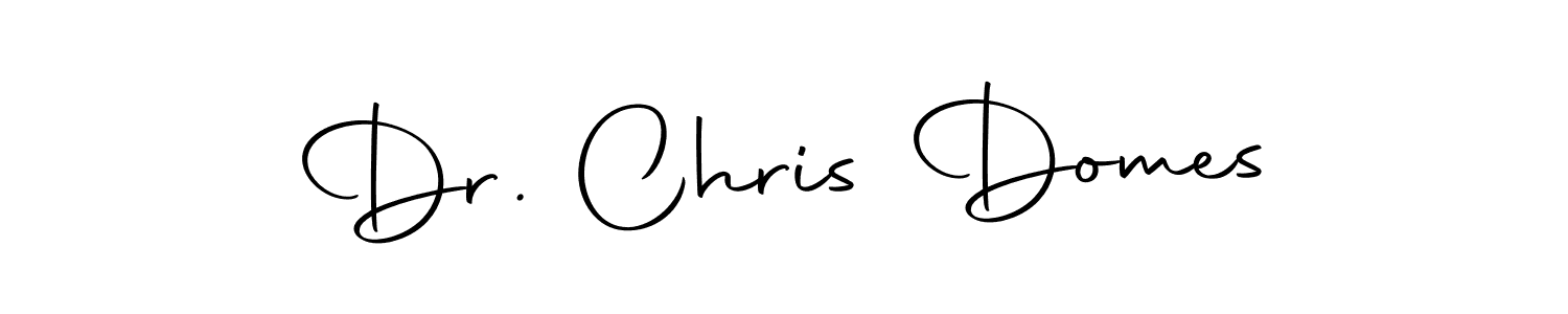 Design your own signature with our free online signature maker. With this signature software, you can create a handwritten (Autography-DOLnW) signature for name Dr. Chris Domes. Dr. Chris Domes signature style 10 images and pictures png