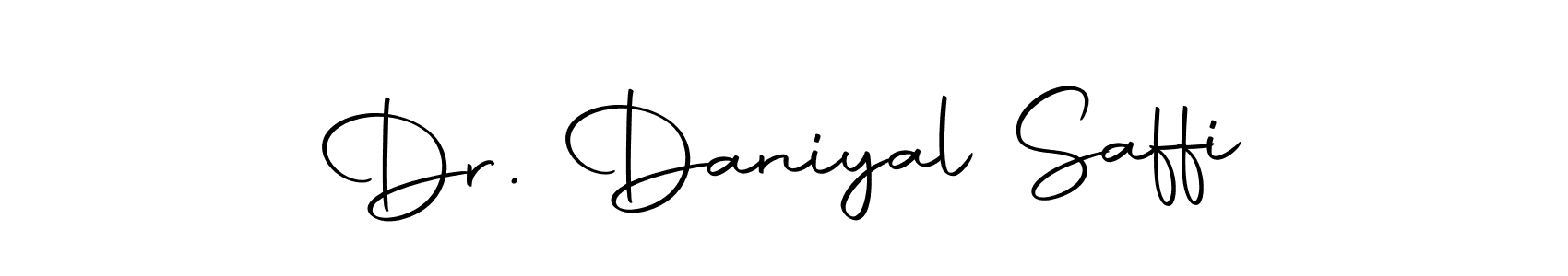 Create a beautiful signature design for name Dr. Daniyal Saffi. With this signature (Autography-DOLnW) fonts, you can make a handwritten signature for free. Dr. Daniyal Saffi signature style 10 images and pictures png