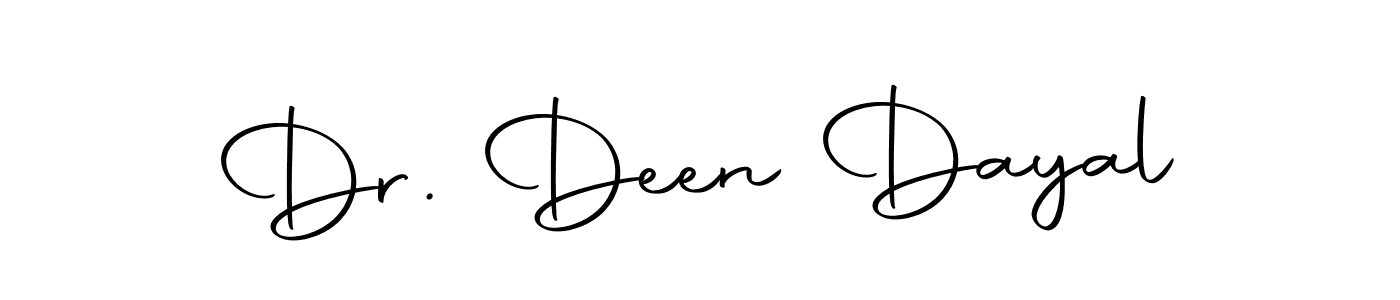 Create a beautiful signature design for name Dr. Deen Dayal. With this signature (Autography-DOLnW) fonts, you can make a handwritten signature for free. Dr. Deen Dayal signature style 10 images and pictures png