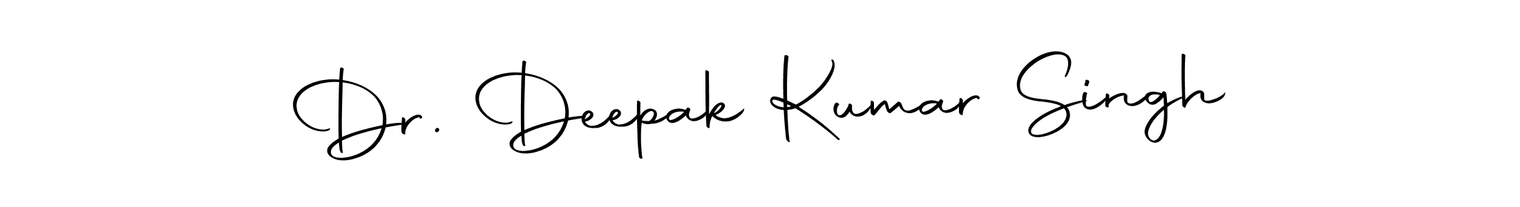 How to make Dr. Deepak Kumar Singh name signature. Use Autography-DOLnW style for creating short signs online. This is the latest handwritten sign. Dr. Deepak Kumar Singh signature style 10 images and pictures png