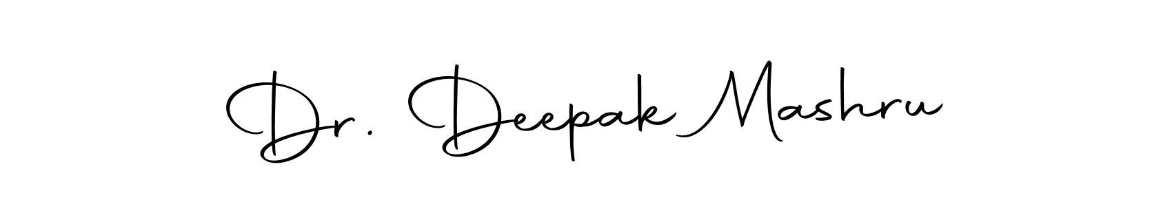 Once you've used our free online signature maker to create your best signature Autography-DOLnW style, it's time to enjoy all of the benefits that Dr. Deepak Mashru name signing documents. Dr. Deepak Mashru signature style 10 images and pictures png