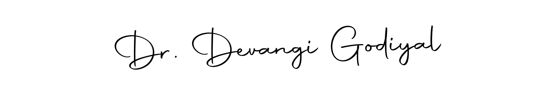 Make a beautiful signature design for name Dr. Devangi Godiyal. Use this online signature maker to create a handwritten signature for free. Dr. Devangi Godiyal signature style 10 images and pictures png