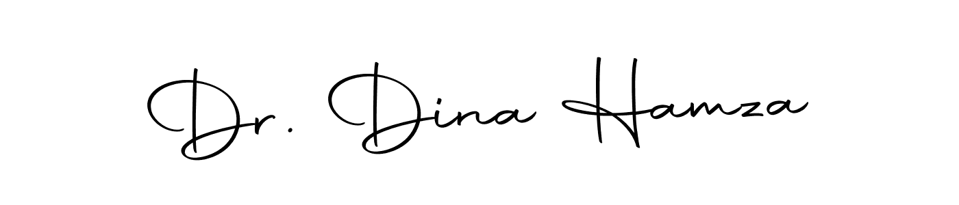 Dr. Dina Hamza stylish signature style. Best Handwritten Sign (Autography-DOLnW) for my name. Handwritten Signature Collection Ideas for my name Dr. Dina Hamza. Dr. Dina Hamza signature style 10 images and pictures png