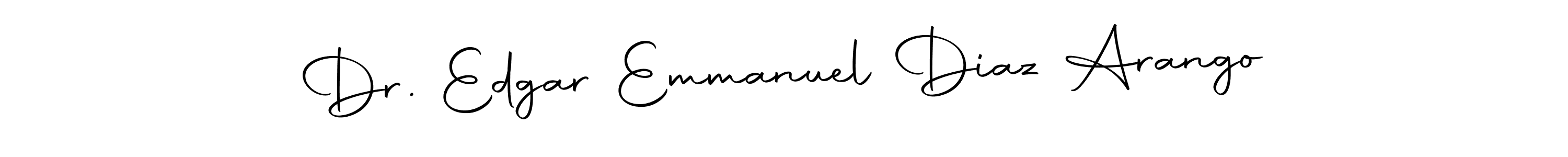 Use a signature maker to create a handwritten signature online. With this signature software, you can design (Autography-DOLnW) your own signature for name Dr. Edgar Emmanuel Diaz Arango. Dr. Edgar Emmanuel Diaz Arango signature style 10 images and pictures png