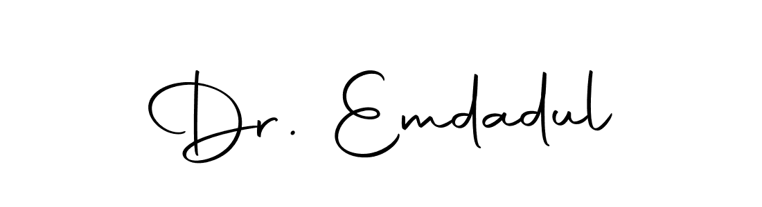 How to make Dr. Emdadul signature? Autography-DOLnW is a professional autograph style. Create handwritten signature for Dr. Emdadul name. Dr. Emdadul signature style 10 images and pictures png