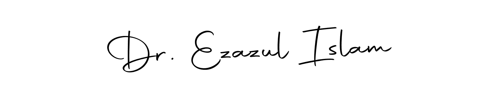 You should practise on your own different ways (Autography-DOLnW) to write your name (Dr. Ezazul Islam) in signature. don't let someone else do it for you. Dr. Ezazul Islam signature style 10 images and pictures png