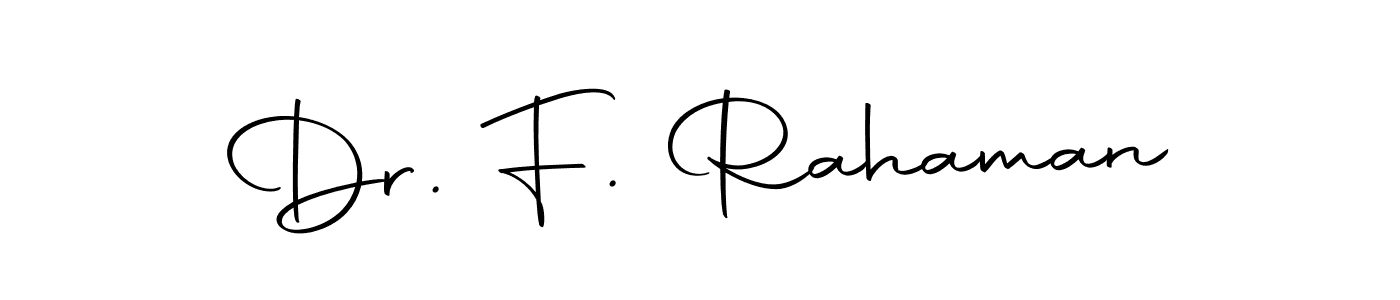 Here are the top 10 professional signature styles for the name Dr. F. Rahaman. These are the best autograph styles you can use for your name. Dr. F. Rahaman signature style 10 images and pictures png