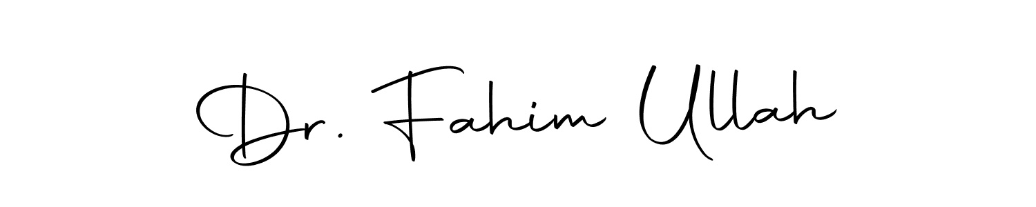 Make a short Dr. Fahim Ullah signature style. Manage your documents anywhere anytime using Autography-DOLnW. Create and add eSignatures, submit forms, share and send files easily. Dr. Fahim Ullah signature style 10 images and pictures png