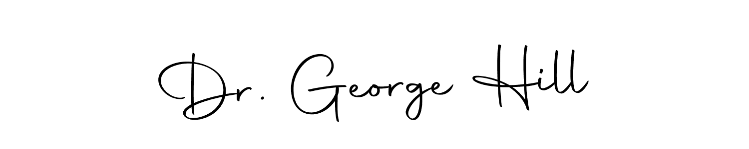 The best way (Autography-DOLnW) to make a short signature is to pick only two or three words in your name. The name Dr. George Hill include a total of six letters. For converting this name. Dr. George Hill signature style 10 images and pictures png