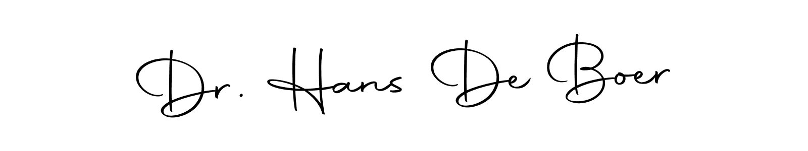 Design your own signature with our free online signature maker. With this signature software, you can create a handwritten (Autography-DOLnW) signature for name Dr. Hans De Boer. Dr. Hans De Boer signature style 10 images and pictures png