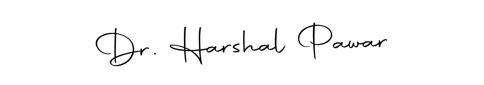 Design your own signature with our free online signature maker. With this signature software, you can create a handwritten (Autography-DOLnW) signature for name Dr. Harshal Pawar. Dr. Harshal Pawar signature style 10 images and pictures png