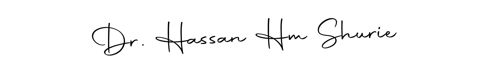 Design your own signature with our free online signature maker. With this signature software, you can create a handwritten (Autography-DOLnW) signature for name Dr. Hassan Hm Shurie. Dr. Hassan Hm Shurie signature style 10 images and pictures png