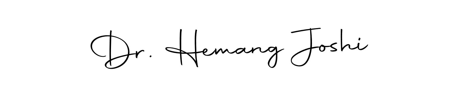 You should practise on your own different ways (Autography-DOLnW) to write your name (Dr. Hemang Joshi) in signature. don't let someone else do it for you. Dr. Hemang Joshi signature style 10 images and pictures png