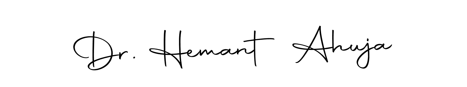 Dr. Hemant Ahuja stylish signature style. Best Handwritten Sign (Autography-DOLnW) for my name. Handwritten Signature Collection Ideas for my name Dr. Hemant Ahuja. Dr. Hemant Ahuja signature style 10 images and pictures png