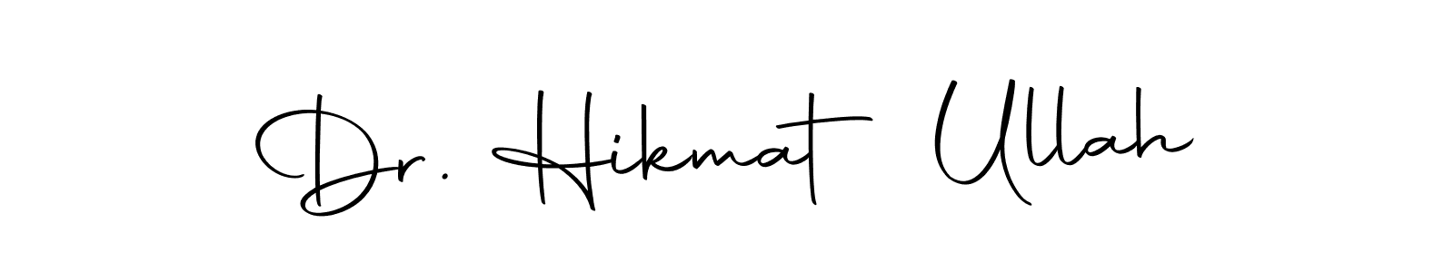 Dr. Hikmat Ullah stylish signature style. Best Handwritten Sign (Autography-DOLnW) for my name. Handwritten Signature Collection Ideas for my name Dr. Hikmat Ullah. Dr. Hikmat Ullah signature style 10 images and pictures png