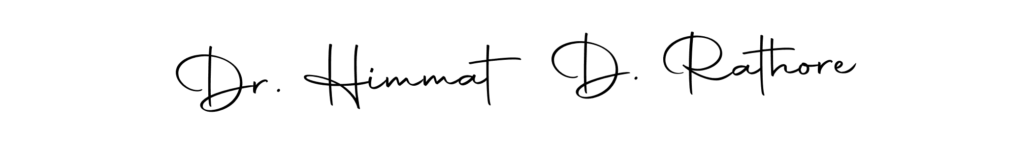 This is the best signature style for the Dr. Himmat D. Rathore name. Also you like these signature font (Autography-DOLnW). Mix name signature. Dr. Himmat D. Rathore signature style 10 images and pictures png