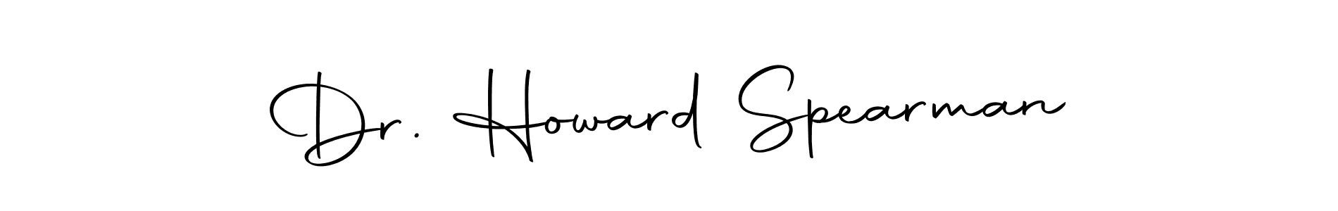 You should practise on your own different ways (Autography-DOLnW) to write your name (Dr. Howard Spearman) in signature. don't let someone else do it for you. Dr. Howard Spearman signature style 10 images and pictures png