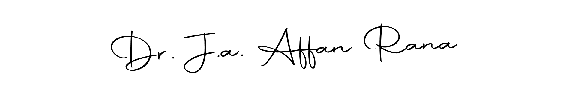 How to make Dr. J.a. Affan Rana signature? Autography-DOLnW is a professional autograph style. Create handwritten signature for Dr. J.a. Affan Rana name. Dr. J.a. Affan Rana signature style 10 images and pictures png