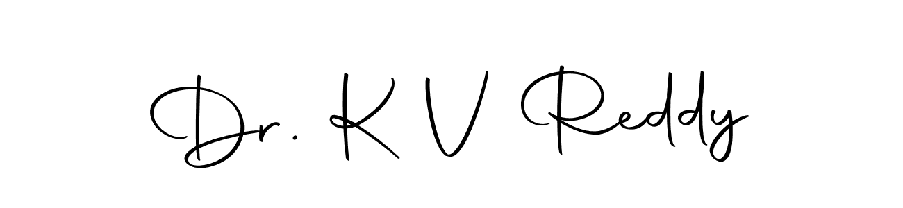 Make a beautiful signature design for name Dr. K V Reddy. Use this online signature maker to create a handwritten signature for free. Dr. K V Reddy signature style 10 images and pictures png