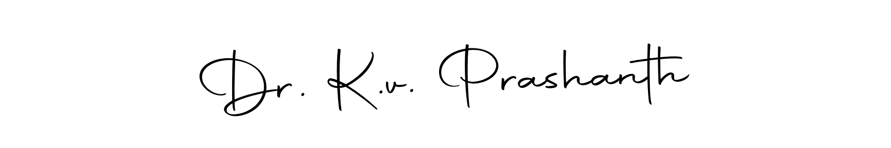 How to make Dr. K.v. Prashanth signature? Autography-DOLnW is a professional autograph style. Create handwritten signature for Dr. K.v. Prashanth name. Dr. K.v. Prashanth signature style 10 images and pictures png