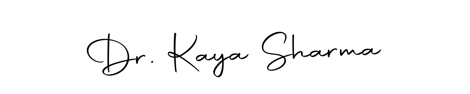 It looks lik you need a new signature style for name Dr. Kaya Sharma. Design unique handwritten (Autography-DOLnW) signature with our free signature maker in just a few clicks. Dr. Kaya Sharma signature style 10 images and pictures png