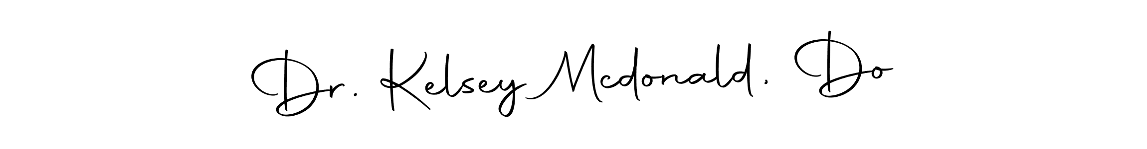 How to make Dr. Kelsey Mcdonald, Do name signature. Use Autography-DOLnW style for creating short signs online. This is the latest handwritten sign. Dr. Kelsey Mcdonald, Do signature style 10 images and pictures png