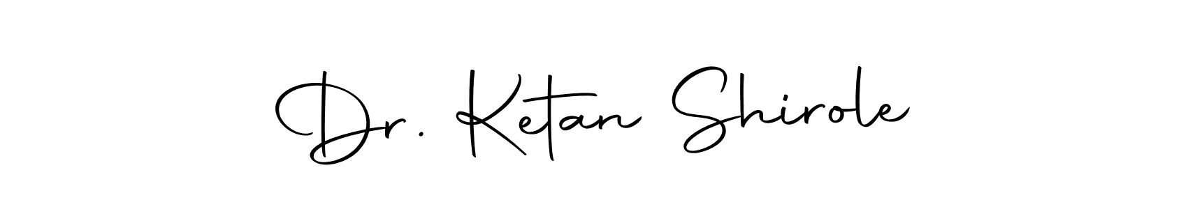 Once you've used our free online signature maker to create your best signature Autography-DOLnW style, it's time to enjoy all of the benefits that Dr. Ketan Shirole name signing documents. Dr. Ketan Shirole signature style 10 images and pictures png