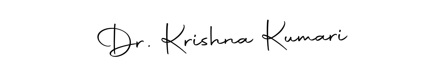 Also we have Dr. Krishna Kumari name is the best signature style. Create professional handwritten signature collection using Autography-DOLnW autograph style. Dr. Krishna Kumari signature style 10 images and pictures png