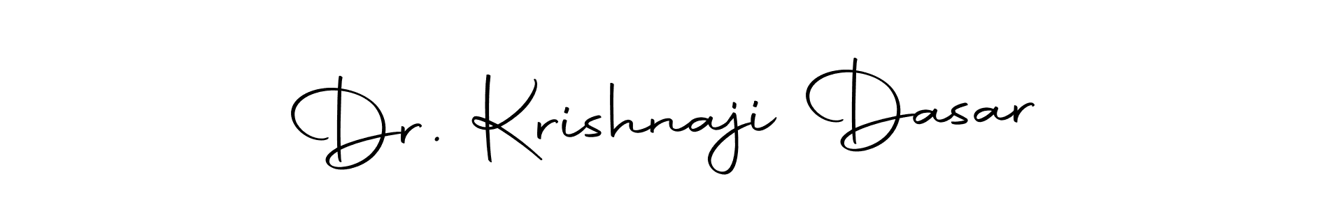 Here are the top 10 professional signature styles for the name Dr. Krishnaji Dasar. These are the best autograph styles you can use for your name. Dr. Krishnaji Dasar signature style 10 images and pictures png