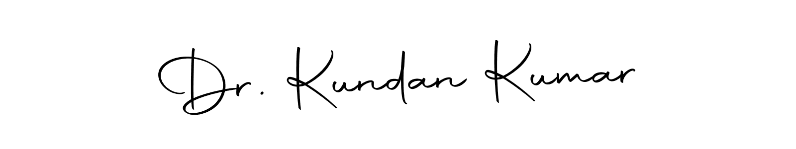 Design your own signature with our free online signature maker. With this signature software, you can create a handwritten (Autography-DOLnW) signature for name Dr. Kundan Kumar. Dr. Kundan Kumar signature style 10 images and pictures png