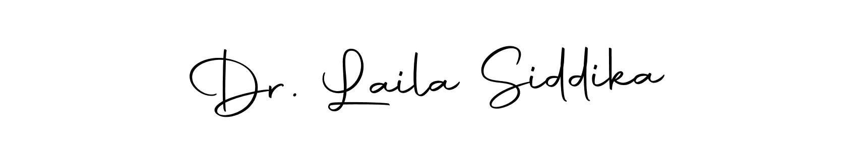 Make a beautiful signature design for name Dr. Laila Siddika. With this signature (Autography-DOLnW) style, you can create a handwritten signature for free. Dr. Laila Siddika signature style 10 images and pictures png