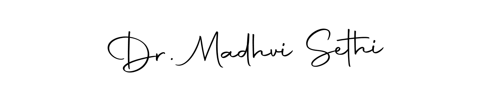 You should practise on your own different ways (Autography-DOLnW) to write your name (Dr. Madhvi Sethi) in signature. don't let someone else do it for you. Dr. Madhvi Sethi signature style 10 images and pictures png