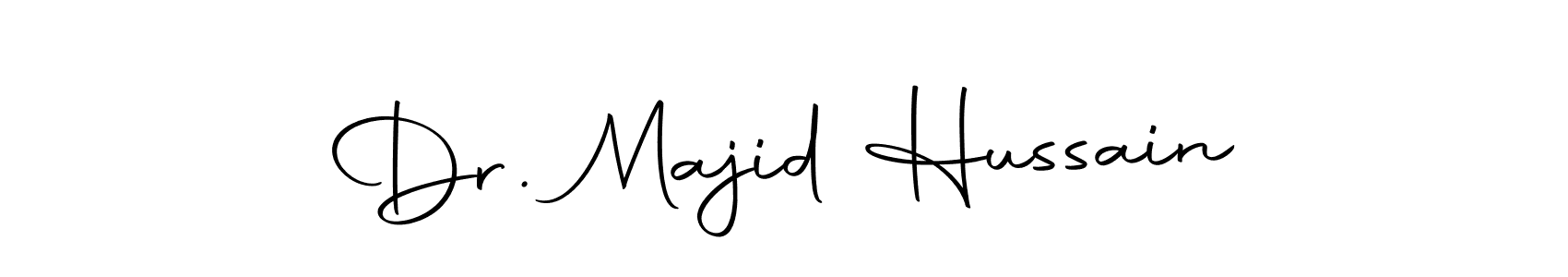 Similarly Autography-DOLnW is the best handwritten signature design. Signature creator online .You can use it as an online autograph creator for name Dr. Majid Hussain. Dr. Majid Hussain signature style 10 images and pictures png