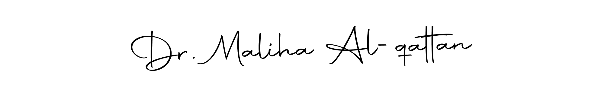 Check out images of Autograph of Dr. Maliha Al-qattan name. Actor Dr. Maliha Al-qattan Signature Style. Autography-DOLnW is a professional sign style online. Dr. Maliha Al-qattan signature style 10 images and pictures png