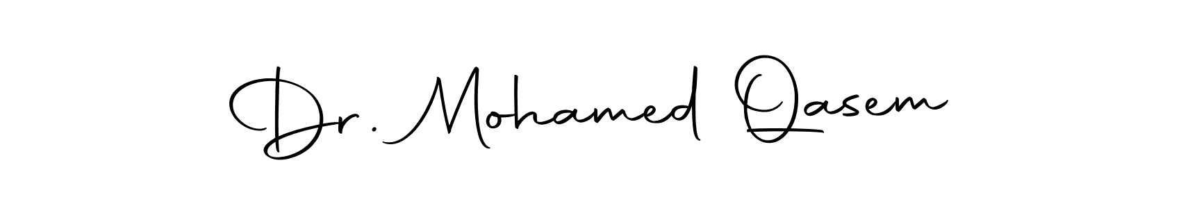 Make a short Dr. Mohamed Qasem signature style. Manage your documents anywhere anytime using Autography-DOLnW. Create and add eSignatures, submit forms, share and send files easily. Dr. Mohamed Qasem signature style 10 images and pictures png