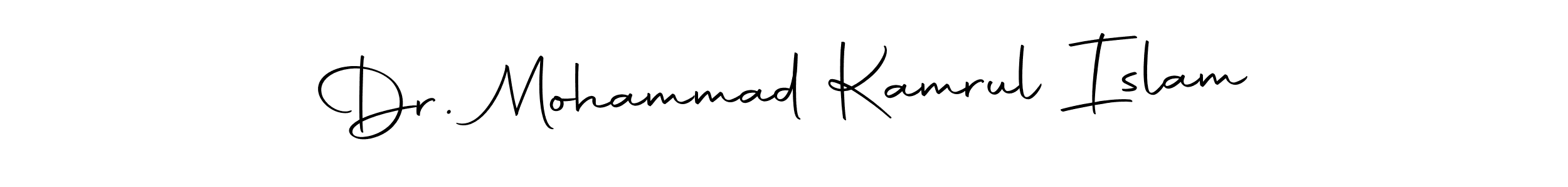 Use a signature maker to create a handwritten signature online. With this signature software, you can design (Autography-DOLnW) your own signature for name Dr. Mohammad Kamrul Islam. Dr. Mohammad Kamrul Islam signature style 10 images and pictures png