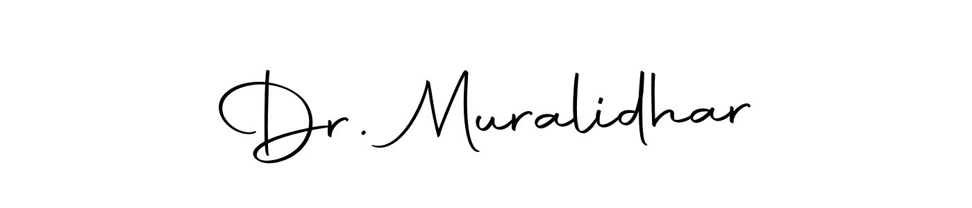 You can use this online signature creator to create a handwritten signature for the name Dr. Muralidhar. This is the best online autograph maker. Dr. Muralidhar signature style 10 images and pictures png