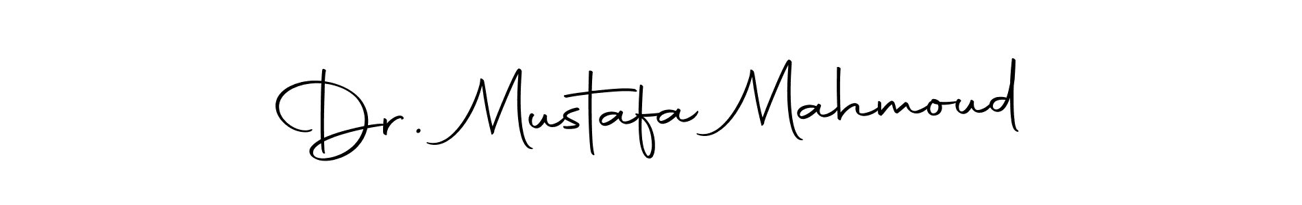Create a beautiful signature design for name Dr. Mustafa Mahmoud. With this signature (Autography-DOLnW) fonts, you can make a handwritten signature for free. Dr. Mustafa Mahmoud signature style 10 images and pictures png