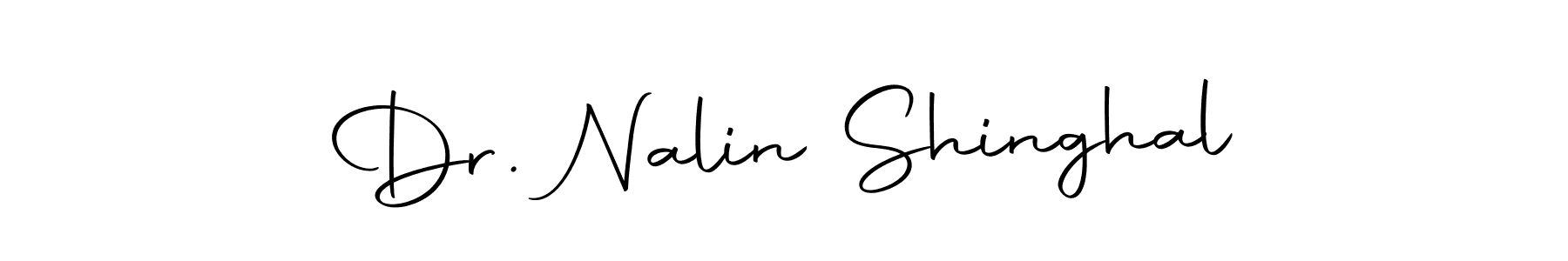 This is the best signature style for the Dr. Nalin Shinghal name. Also you like these signature font (Autography-DOLnW). Mix name signature. Dr. Nalin Shinghal signature style 10 images and pictures png