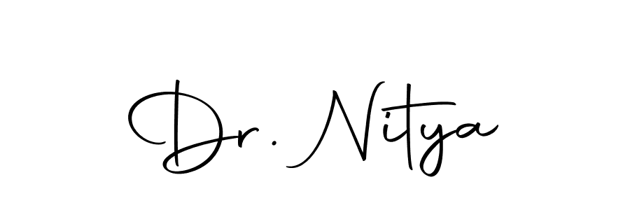Make a beautiful signature design for name Dr. Nitya. Use this online signature maker to create a handwritten signature for free. Dr. Nitya signature style 10 images and pictures png