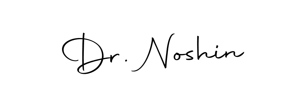 You should practise on your own different ways (Autography-DOLnW) to write your name (Dr. Noshin) in signature. don't let someone else do it for you. Dr. Noshin signature style 10 images and pictures png