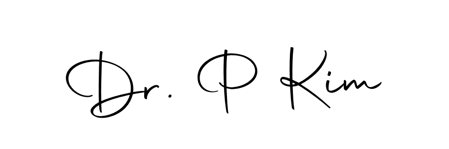 Use a signature maker to create a handwritten signature online. With this signature software, you can design (Autography-DOLnW) your own signature for name Dr. P Kim. Dr. P Kim signature style 10 images and pictures png