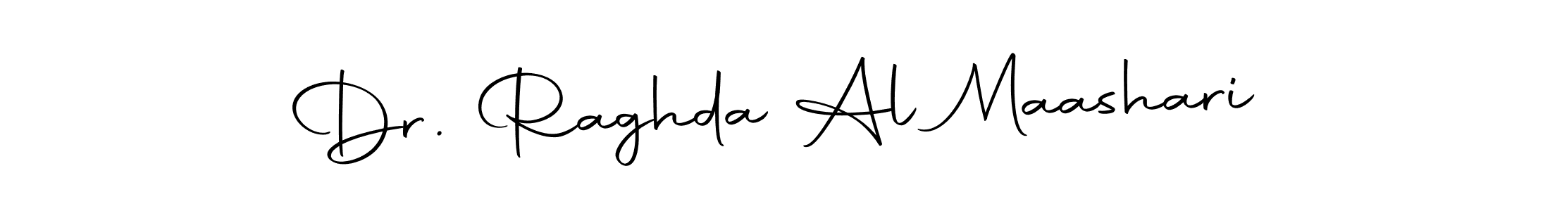 Make a beautiful signature design for name Dr. Raghda Al Maashari. With this signature (Autography-DOLnW) style, you can create a handwritten signature for free. Dr. Raghda Al Maashari signature style 10 images and pictures png