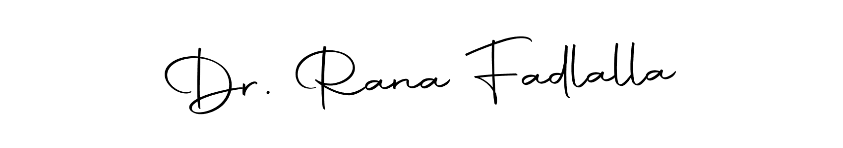 You can use this online signature creator to create a handwritten signature for the name Dr. Rana Fadlalla. This is the best online autograph maker. Dr. Rana Fadlalla signature style 10 images and pictures png