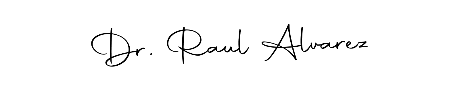 Use a signature maker to create a handwritten signature online. With this signature software, you can design (Autography-DOLnW) your own signature for name Dr. Raul Alvarez. Dr. Raul Alvarez signature style 10 images and pictures png